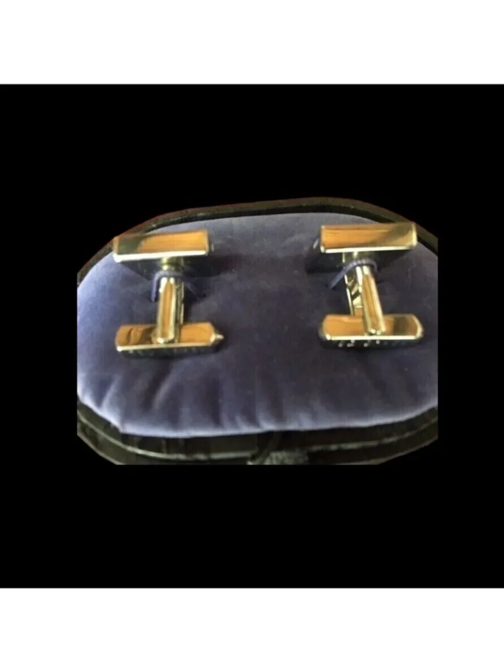 Ted Baker London Metal Square Cufflinks with Semi-Precious Stones New In Box